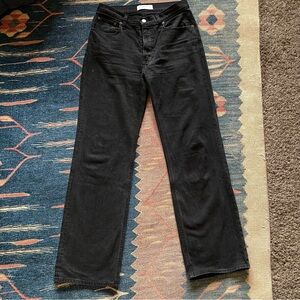 High Rise 90s Relaxed Jeans in Black
